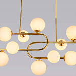 Люстра подвесная с белыми лампами в форме шара Flute варинант исполнения - 2 | Loft Concept в Ульяновске