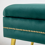 Мягкая банкетка с зоной для хранения Casket Green варинант исполнения - 2 | Loft Concept в Ульяновске
