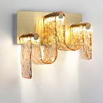 Бра волнистой формы из фактурного стекла Big Wave варинант исполнения - 6 | Loft Concept в Ульяновске