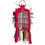 Настенный ковер разноцветный из одежды Heart варинант исполнения - 1 | Loft Concept в Ульяновске