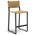 Дизайнерский стул с каркасом из металла с плетеными сиденьем и спинкой GREEN POINT Chair варинант исполнения - 13 | Loft Concept в Ульяновске