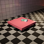 Дизайнерский кофейный стол на круглых ножках Poltronova T02 Pink Coffee Table варинант исполнения - 5 | Loft Concept в Ульяновске