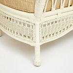 Комплект уличной мебели из ротанга Clara белый варинант исполнения - 6 | Loft Concept в Ульяновске