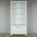 Книжный Стеллаж Elsa Dreams White с задней стенкой варинант исполнения - 5 | Loft Concept в Ульяновске