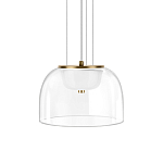 Подвесной светильник с куполообразным прозрачным стеклянным плафоном Grada Light варинант исполнения - 1 | Loft Concept в Ульяновске