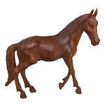 Статуэтка из дерева суар дикая лошадь Wild Horses варинант исполнения - 4 | Loft Concept в Ульяновске