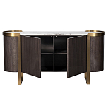 Комод  округлой формы с дверцами Chest of Precious Breed варинант исполнения - 1 | Loft Concept в Ульяновске