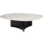 Стол журнальный овальный с контрастным основанием Subsequence варинант исполнения - 1 | Loft Concept в Ульяновске