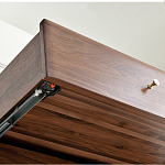 Стол рабочий округлой формы с 3-мя ящиками  Working Moonnut Table варинант исполнения - 4 | Loft Concept в Ульяновске