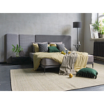 Кровать с большим мягким изголовьем Unity Grey Bed варинант исполнения - 4 | Loft Concept в Ульяновске