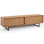 ТВ-тумба из массива тика Busto TV Stand варинант исполнения - 2 | Loft Concept в Ульяновске