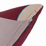 Подушка декоративная хлопковая с абстрактным принтом Elysian Flow Terra варинант исполнения - 4 | Loft Concept в Ульяновске