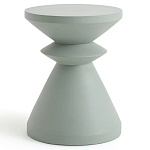 Светло-серый приставной столик из массива AMORPHOUS варинант исполнения - 1 | Loft Concept в Ульяновске