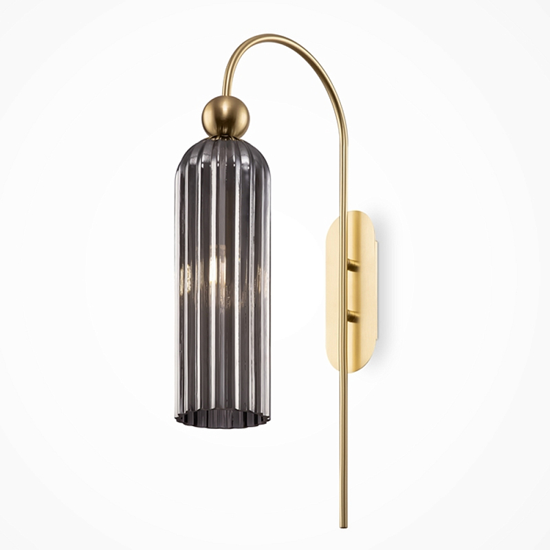 Бра Maytack c Серым Плафоном  Золотой Серый в Ульяновске | Loft Concept 