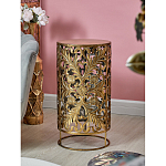 Столик приставной с цветочной резной фактурой Madagascar варинант исполнения - 5 | Loft Concept в Ульяновске