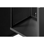 Полка навесная открытая цвета графит Strict Lines  варинант исполнения - 7 | Loft Concept в Ульяновске