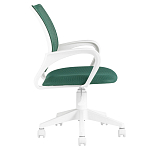 Офисное кресло с основанием из белого пластика Desk chairs Green варинант исполнения - 3 | Loft Concept в Ульяновске