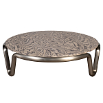 Стол журнальный круглый с узором Table Hypontic Pattern варинант исполнения - 1 | Loft Concept в Ульяновске