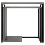 Комплект из 2-х приставных столов серого цвета из дерева ZIGOSH RETRO GREY варинант исполнения - 1 | Loft Concept в Ульяновске