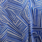 Мебельная ткань Жаккард синий принт 140 см T2-132 варинант исполнения - 2 | Loft Concept в Ульяновске