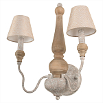 Бра с двумя конусовидными тканевыми абажурами Neighborhood варинант исполнения - 3 | Loft Concept в Ульяновске