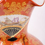 Ваза красного цвета с рисунком Chinoiserie Ceramics варинант исполнения - 2 | Loft Concept в Ульяновске