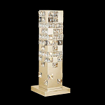 Настольная лампа прямоугольная с мозаичным хрустальным оформлением Sparks of Crystal варинант исполнения - 1 | Loft Concept в Ульяновске