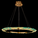 Люстра в форме кольца с цветочным декором Warm Heavenly Light варинант исполнения - 2 | Loft Concept в Ульяновске