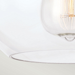 Потолочный светильник с шарообразным плафоном из прозрачного стекла Feiss варинант исполнения - 4 | Loft Concept в Ульяновске