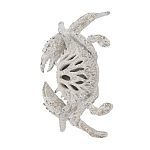 Статуэтка краб с детализированной текстурой в белом цвете Marine Accessories варинант исполнения - 1 | Loft Concept в Ульяновске