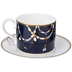 Чайный набор из фарфора с изображением лошадей на 6 персон 12 предметов Porcelain Horse Set варинант исполнения - 2 | Loft Concept в Ульяновске