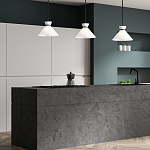 Подвесной светильник с белым стеклянным конусным плафоном Alora Mood варинант исполнения - 7 | Loft Concept в Ульяновске