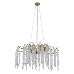 Люстра c подвесками из прозрачного хрусталя Диаметр 85 см FAIRYTREE Light варинант исполнения - 2 | Loft Concept в Ульяновске
