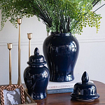 Ваза с крышкой однотонная Высота 48 см Chinoiserie Ceramics варинант исполнения - 5 | Loft Concept в Ульяновске