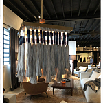 Люстра квадратная плетеная с бахромой Wicker Square Chandelier with Tassels варинант исполнения - 4 | Loft Concept в Ульяновске