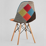 Стул с обивкой в технике пэчворк DSW варинант исполнения - 5 | Loft Concept в Ульяновске