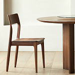 Стол обеденный круглый с двойной столешницей Walnut Wood Table варинант исполнения - 8 | Loft Concept в Ульяновске