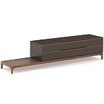 ТВ-тумба  из орехового дерева Marco Wooden TV Stand варинант исполнения - 4 | Loft Concept в Ульяновске