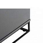 ТВ-тумба цвета графит с  2-мя дверцами и ящиком Strict Lines варинант исполнения - 5 | Loft Concept в Ульяновске