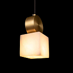 Подвесной светильник светодиодный с квадратным плафоном Stone Helios варинант исполнения - 2 | Loft Concept в Ульяновске