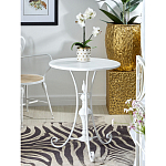 Столик белый кованный в прованском стиле Vaucluse варинант исполнения - 4 | Loft Concept в Ульяновске