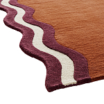 Ковер с оригинальной волнистой отделкой Woven from Wool варинант исполнения - 2 | Loft Concept в Ульяновске