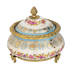 Шкатулка фарфоровая с цветочной росписью Eden Garden варинант исполнения - 1 | Loft Concept в Ульяновске