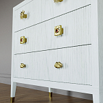 Бельевой Комод с 4 ящиками Elsa Dreams White варинант исполнения - 4 | Loft Concept в Ульяновске