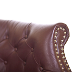 Диван из натуральной кожи на 4-х деревянных ножках из массива бука Chloe Leather Seating vine варинант исполнения - 4 | Loft Concept в Ульяновске