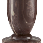 Настольная лампа из мрамора с тканевым абажуром Seductress варинант исполнения - 1 | Loft Concept в Ульяновске