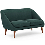 Двухместный диван с обивкой из велюра Belanger Sofa варинант исполнения - 2 | Loft Concept в Ульяновске