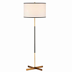 Торшер с тканевым абажуром в форме цилиндра Pinwheel Shape Base варинант исполнения - 1 | Loft Concept в Ульяновске