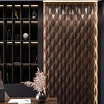 Гипсовая 3D панель с принтографией PM-36 варинант исполнения - 1 | Loft Concept в Ульяновске