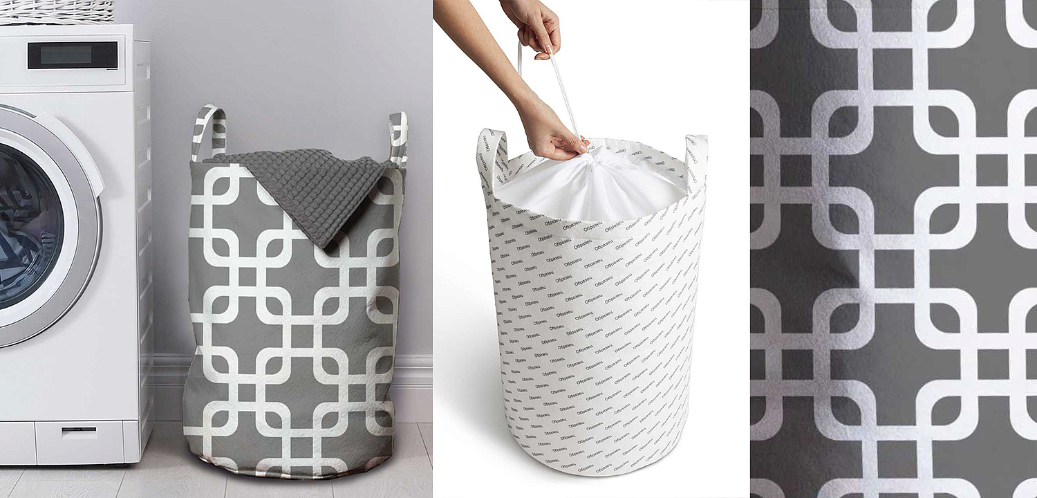 Корзина Squares on Gray Basket Корзина Squares on Gray Basket - Loft-Concept в Ульяновске
